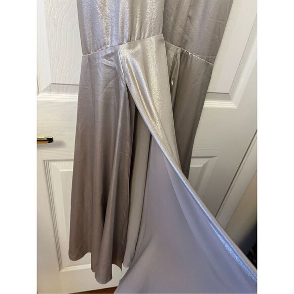 COS METALLIC SLIP DRESS - Picture 5 of 16